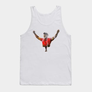 TIGER WOODS RED THUNDER CELEBRATION Tank Top